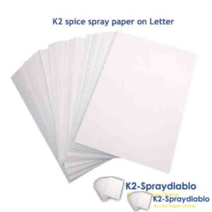 K2 spice spray paper on Letter